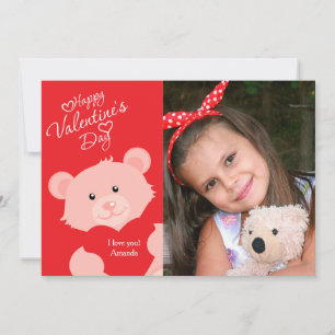 Valentine Bear Photo Card Julkort