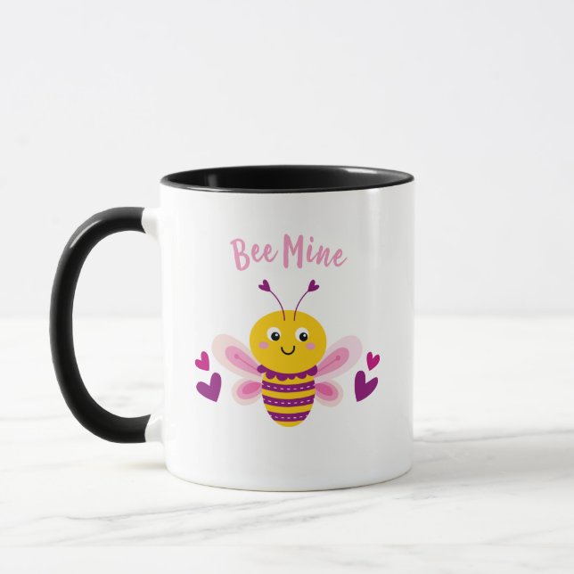 Valentine Bee Mine Mugg (Vänster)