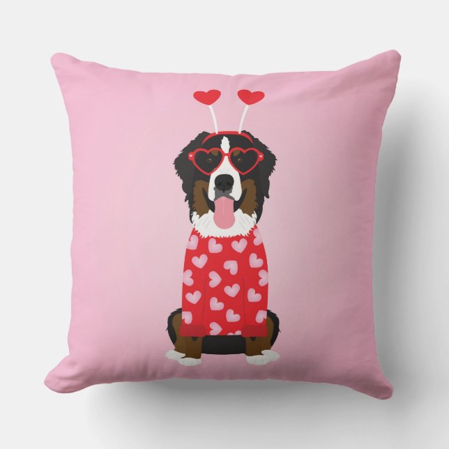 Valentine Bernese Mountain Hund Kudde (Framsida)