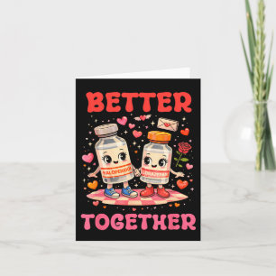 Valentine Better Together Sjuksköterska Nk Bow Rn Kort
