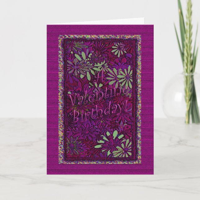 Valentine Birthday! - Insida, stor Helgkort (Framsida)