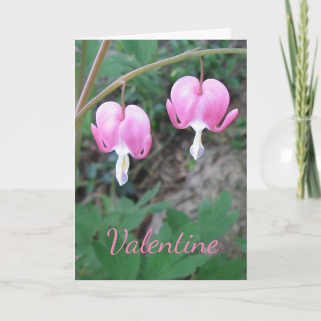 Valentine Bleeding Hearcards kort (Framsida)