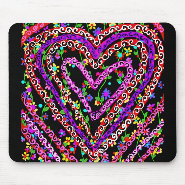 Valentine Blommig Konst Musmatta (Framsidan)