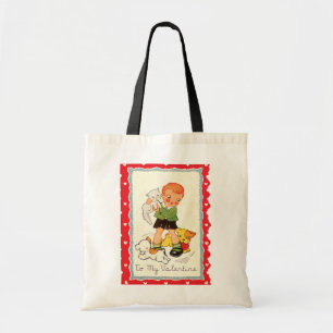 Valentine, Boy, Puppy, Kitten Tygkasse