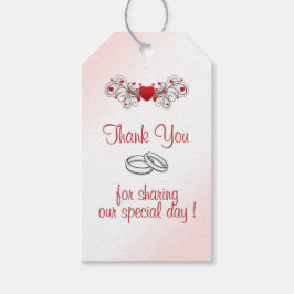 Valentine Bröllop Presentetikett