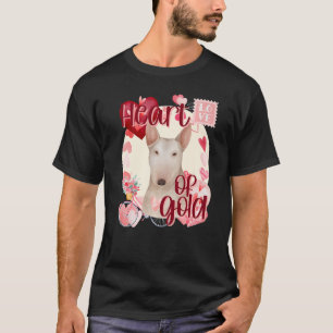 Valentine Bull Terrier Hund Watercolor Southern Co T Shirt
