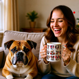 Valentine Bulldog Jumbo Mugg