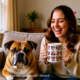 Valentine Bulldog Jumbo Mugg