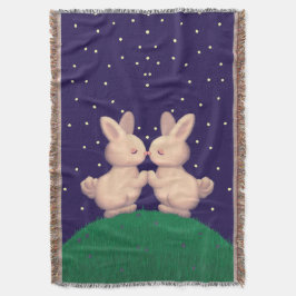 Valentine Bunnies Filt