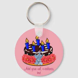 Valentine Cake Nyckelring