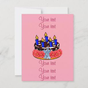 Valentine Cake-rackkort Julkort