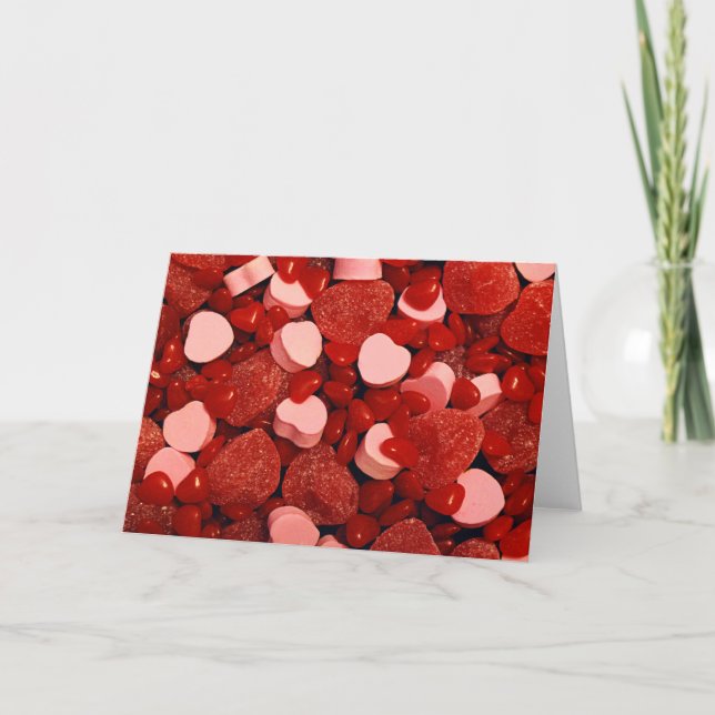 Valentine Candies Helgkort (Framsida)