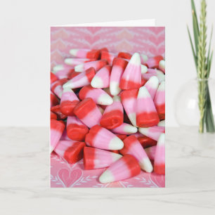Valentine Candy corn Helgkort