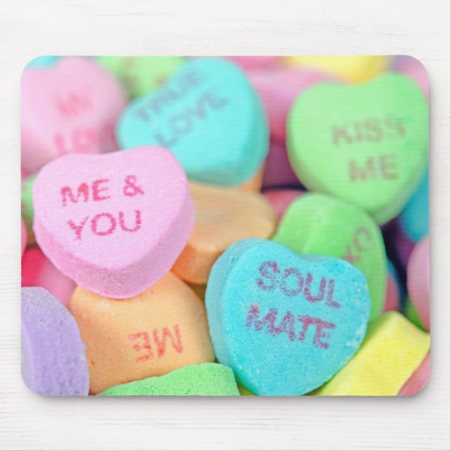 Valentine Candy Hearts Musmatta (Framsidan)