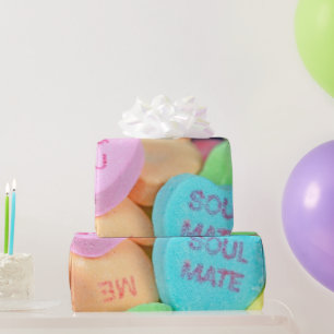 Valentine Candy Hearts Presentpapper