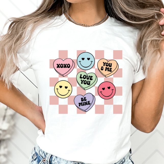 Valentine Candy Hearts Shirt, Conversation Heart T Shirt (Skapare uppladdad)