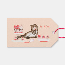 Valentine Cat med Sweets and Bakery Rosa & Red