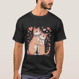 Valentine Cat T Shirt