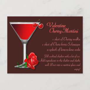 Valentine Cherry Martini Recipe Vykort