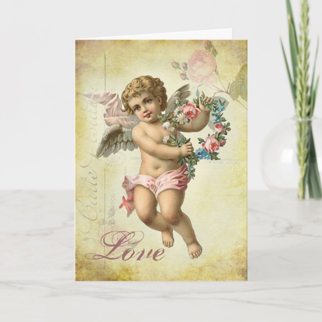 Valentine Cherub Helgkort (Framsida)