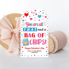 Valentine Chip Märkre, Classroom Valentines Märkre Presentetikett