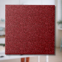 Valentine Classic Trendigt Rött Glitter