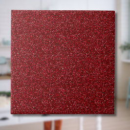 Valentine Classic Trendigt Rött Glitter Kakelplatta