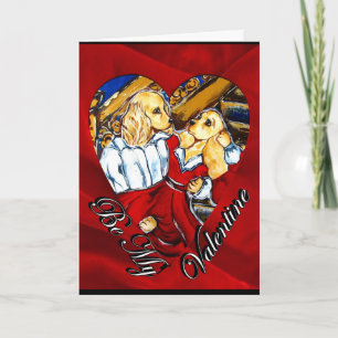 Valentine Cocker Spanska Helgkort