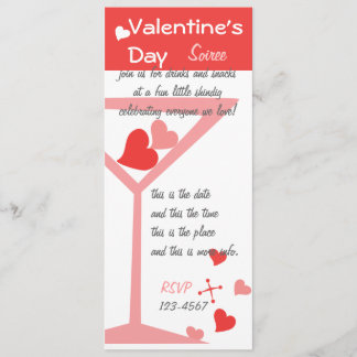 Valentine Cocktails Inbjudningar