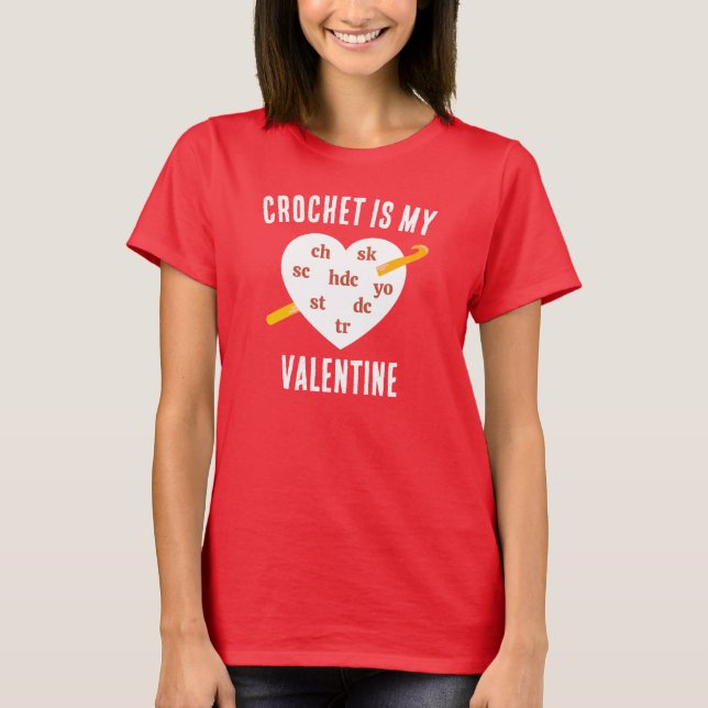 VALENTINE CROCHET T SHIRT (Framsida)