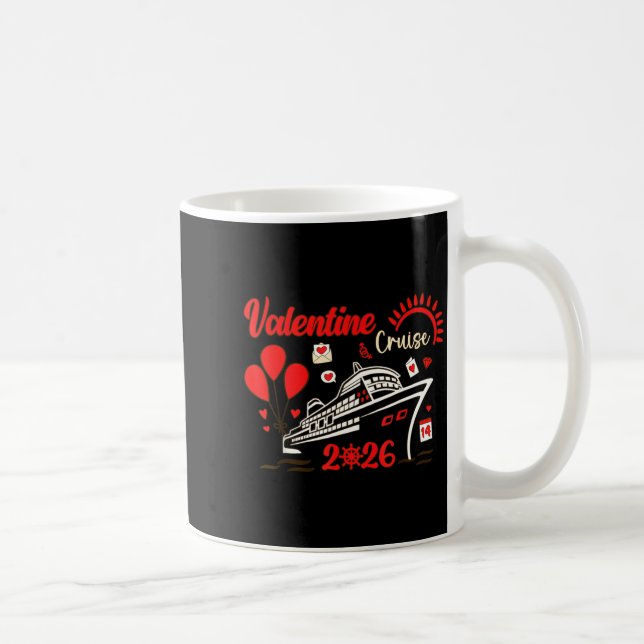 Valentine Cruise 2026 Funny For Couples Matching H Kaffemugg (Höger)