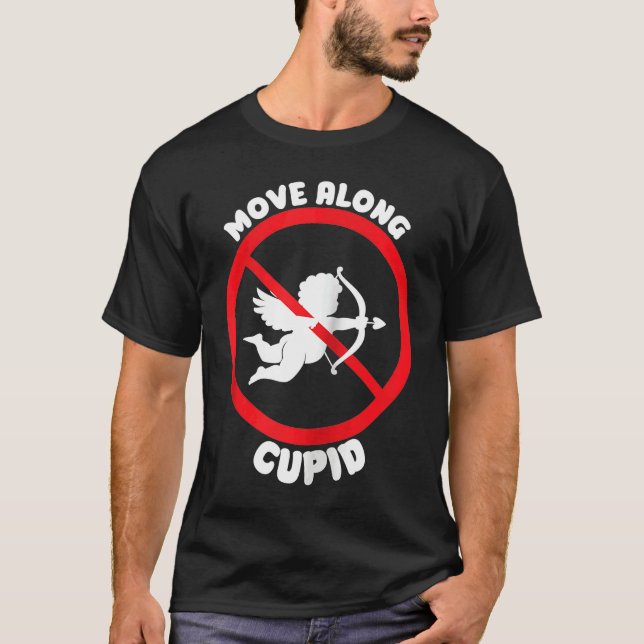 Valentine Cupid Anti Valentines Day  Anti Valentin T Shirt (Framsida)