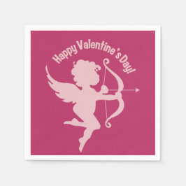 Valentine Cupid pappra blöjor Pappersservett