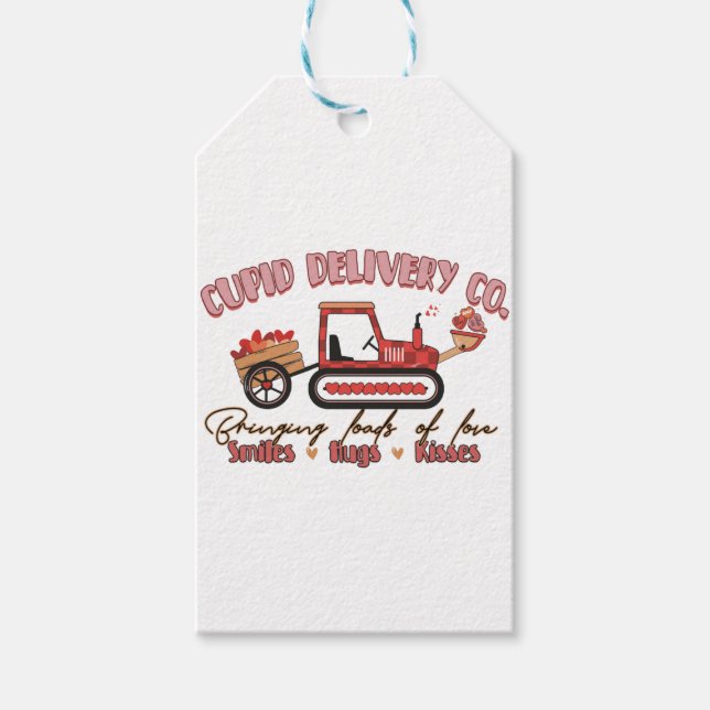 Valentine Cupid | Valentine Gift | VALENTINES DAY Presentetikett (Framsidan)