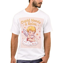 Valentine Cute Cupid "Cupid Behöver en Löneförhöjn