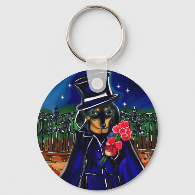 VALENTINE DACKEL NYCKELRING (Framsida)
