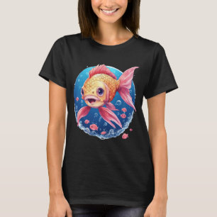 Valentine dag fisk t shirt