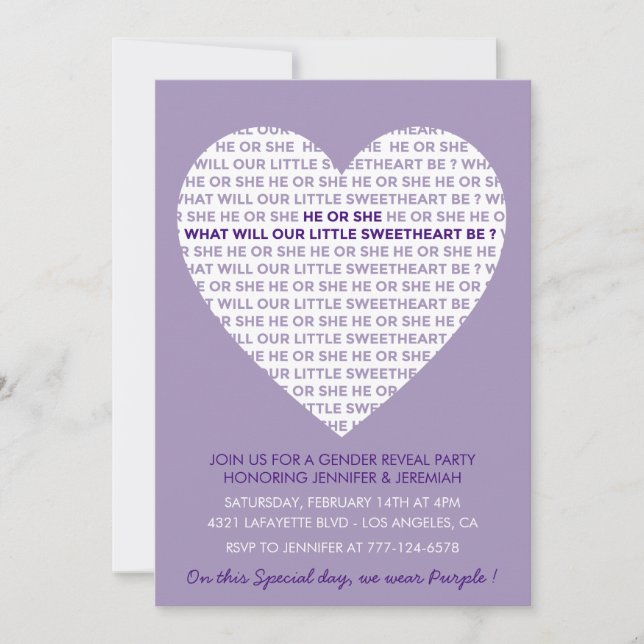 Valentine dagens könsutlysning inbjudan valentines (Framsida)