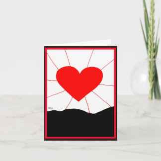 Valentine Day Hälsning Helgkort