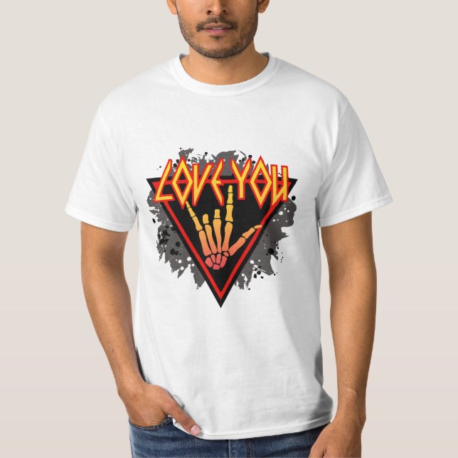 Valentine day´s Love romantic holiday heart romans T Shirt (Framsida)