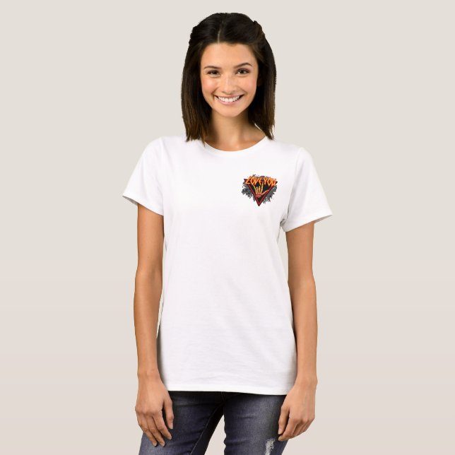 Valentine day´s Love romantic holiday heart romans T Shirt (Hel framsida)