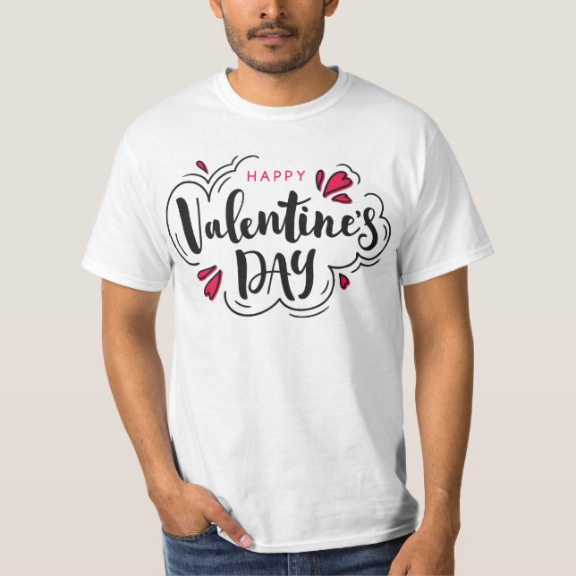 Valentine Day T Shirt (Framsida)