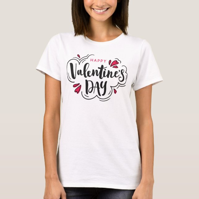Valentine Day T Shirt (Framsida)