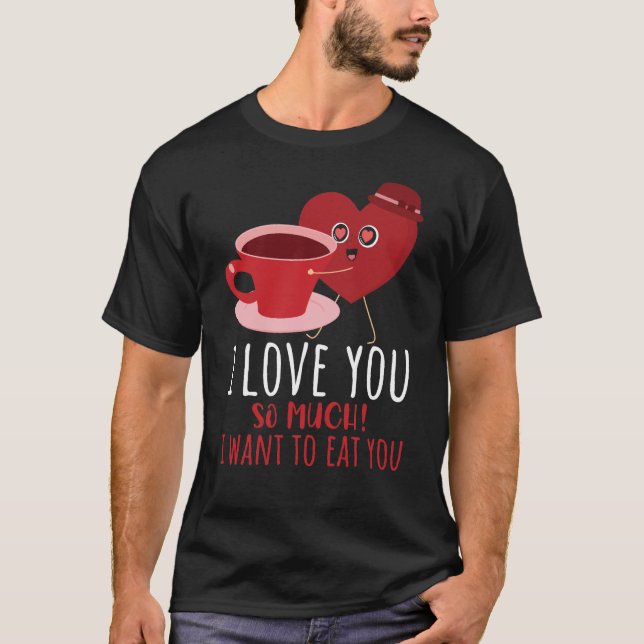 Valentine DayT-Shirt T Shirt (Framsida)