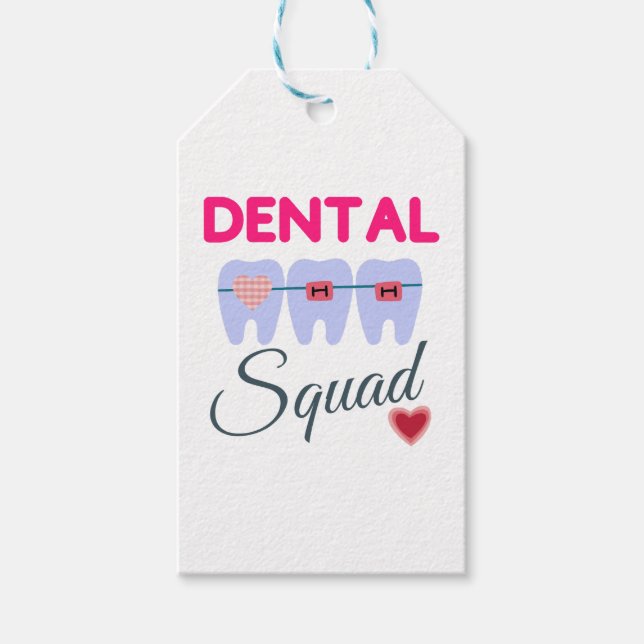 Valentine Dental Squad Presentetikett (Framsidan)