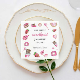 Valentine Desserts Little Baby Birthday Cute Pappersservett