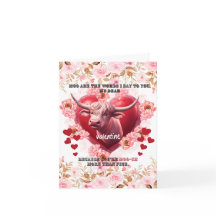 Valentine Det jag har att säga är muoooo