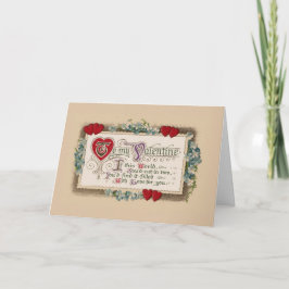 Valentine Dikt Helgkort