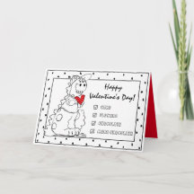 Valentine Dinosaur Kärlek