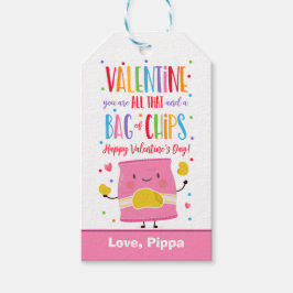 Valentine, du är allt det där och en Chip Presentetikett